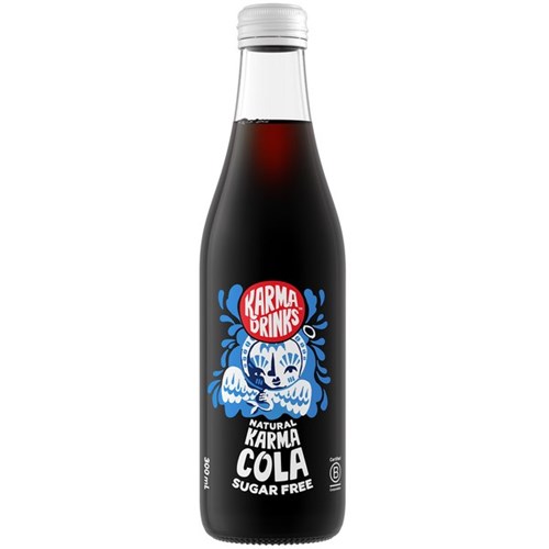 Karma Drinks Cola Sugar Free 300ml, Pack of 15