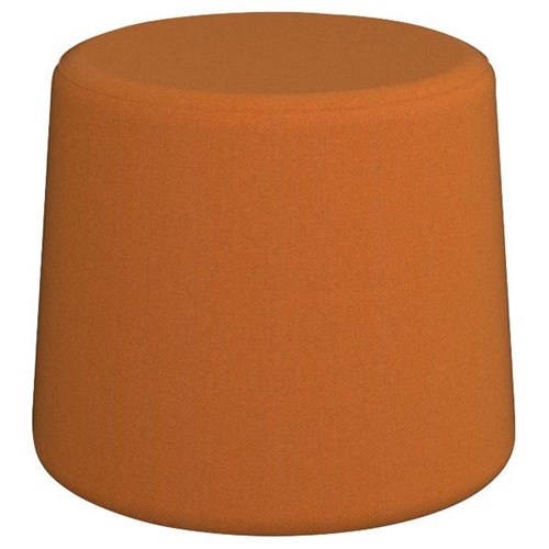 Otto Ottoman Stool Splice Fabric/Orange