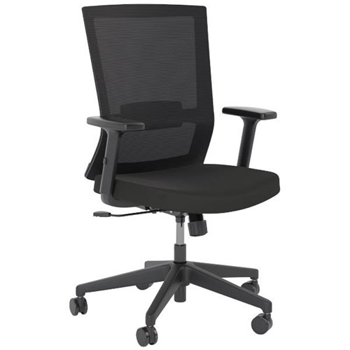 Tone Synchro Task Chair With Arms Mesh Back Black/Nylon Base