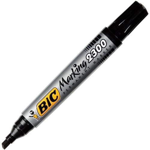 BIC ECOlutions 2300 Black Permanent Marker Chisel Tip