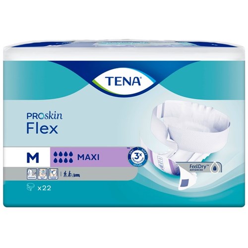 TENA ProSkin Continence Briefs Slip Maxi Unisex Medium, Pack of 9