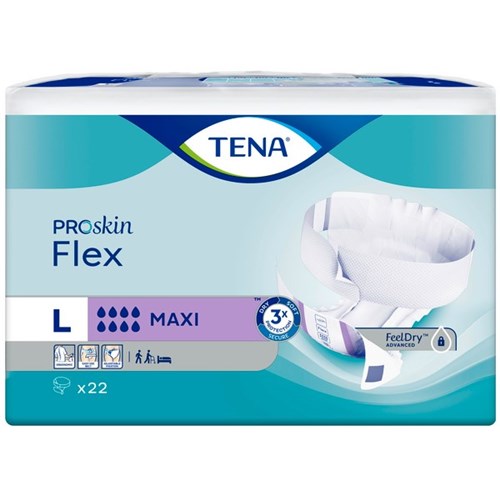 TENA ProSkin Slip Maxi Continence Briefs Unisex Large, Pack of 9