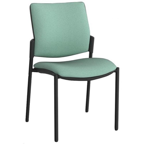 Vision Visitor Chair Splice Fabric/Lagoon/Black