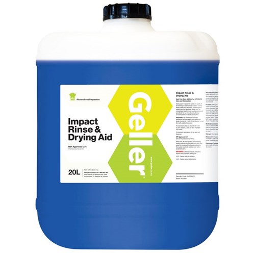 Geller Impact Dishwasher Rinse Aid 20L