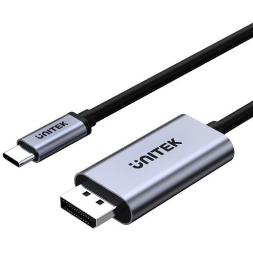 Unitek USB Type C To Display Port 4K Converter Cable Aluminium Housing 2m