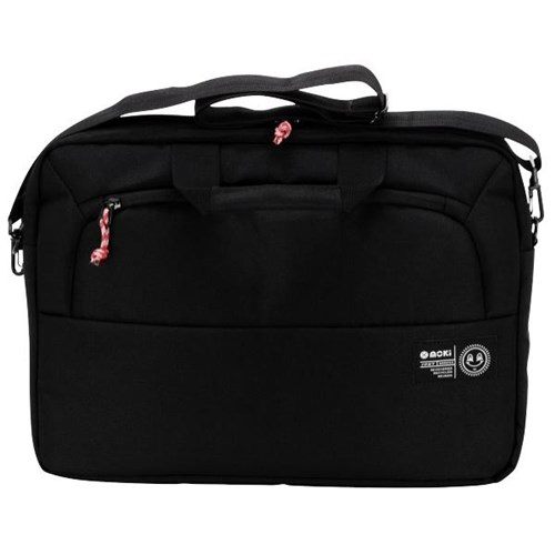 Moki rPET Series 15.6 Inch Laptop Satchel Black