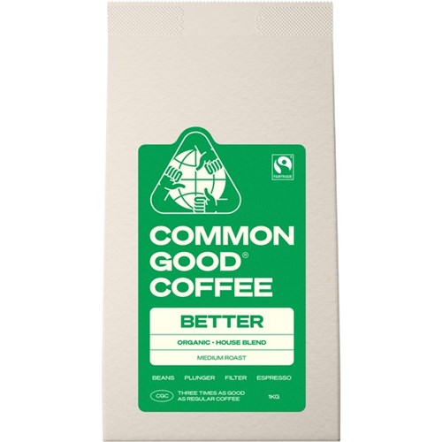 Common Good Coffee Fairtrade Better Blend Coffee Beans 1kg