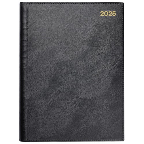 Winc A43 1 Hour Appointment Diary A4 Week To View 2025 Black