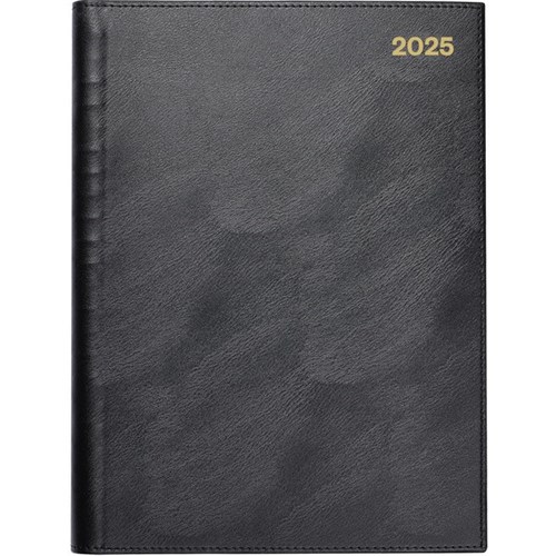 Winc A53 1 Hour Appointment Diary A5 Week To View 2025 Black