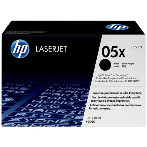 HP 05A Black Laser Toner Cartridge High Yield CE505X / CE505XC