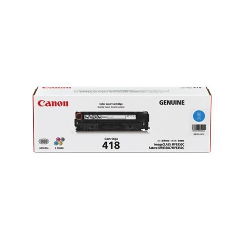 Canon CART418C Cyan Laser Toner Cartridge