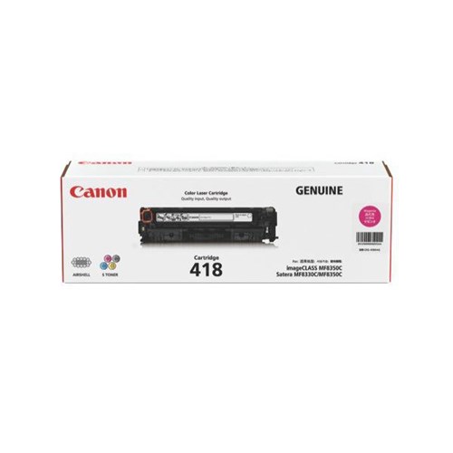 Canon CART418M Magenta Laser Toner Cartridge