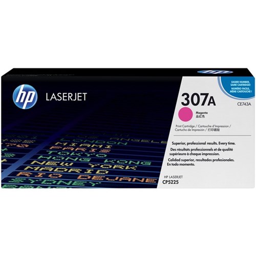 HP 307A Magenta Laser Toner Cartridge CE743A