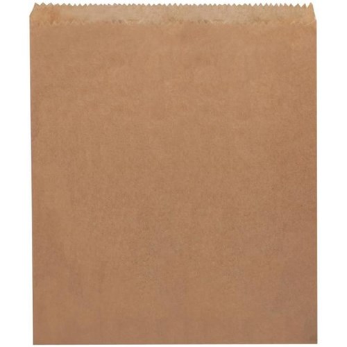 Brown Paper Bags Flat No.2 160x200mm, Pack of 1000