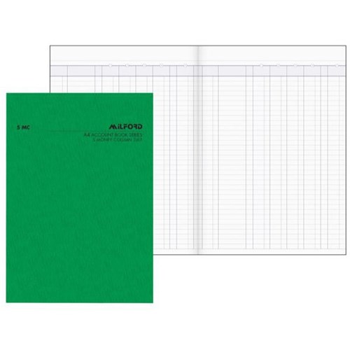 Milford 5MC A4 Series Account Book Limp Cover 26 Leaf