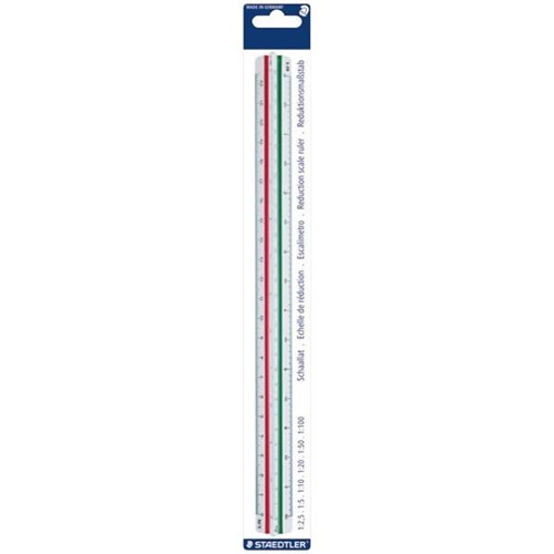 Staedtler Mars Scale Ruler 561 98 DIN Triangular