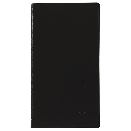 Collins CW7 Notebook Pocket Diary Week To View 2025 Black