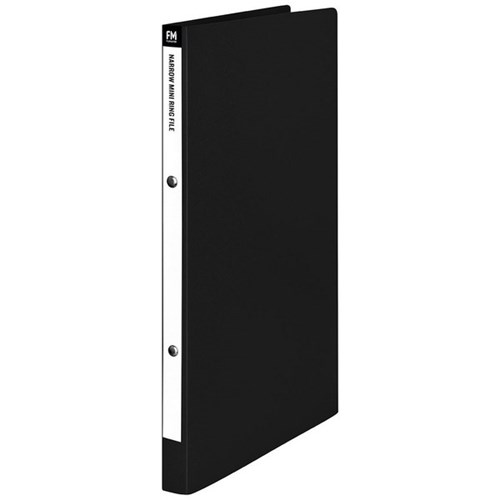 FM Mini-Ring Ringbinder A4 Black