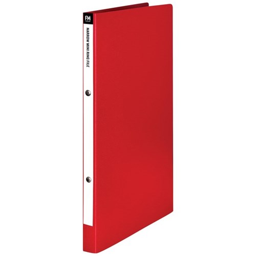 FM Mini-Ring Ringbinder A4 Red