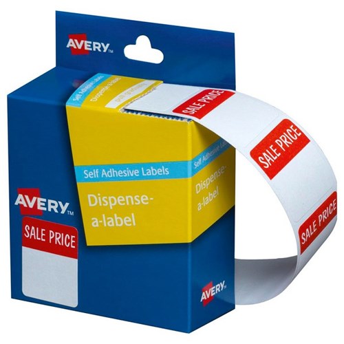 Avery Sale Price Dispenser Labels DMR2432S1, Box of 400