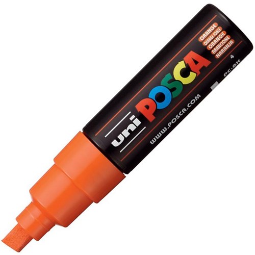 uni POSCA Poster Paint Marker Pen Bold Chisel Tip Orange