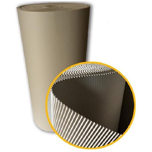 Corrugated Single Face Cardboard Roll B Flute 3mm 600mm x 75m