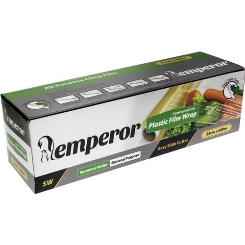 Emperor Plastic Cling Film Wrap With Dispenser 330mm x 600m