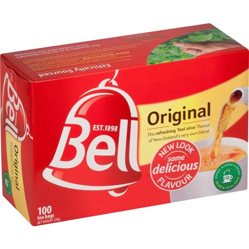 Bell Original Tagless Tea Bags, Box of 100