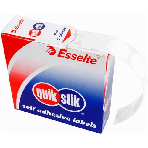 Quik Stik MC19 Removable Dispenser Dot Labels, Pack of 900