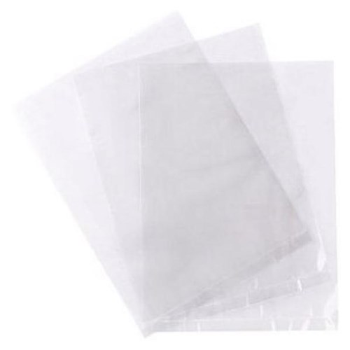 Flat Plain Bag No. 7 125x55x305mm 30 Micron Clear, Pack of 100