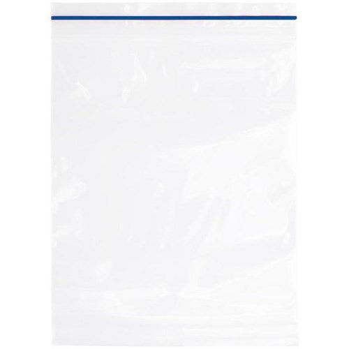 Resealable Plastic Bags 305x440mm 40 Micron Clear, Pack of 100