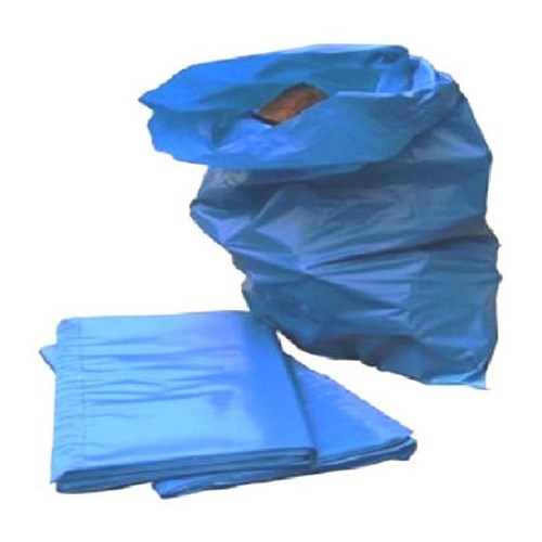 Rubbish Bags 340x290x900mm 40 Micron 60L Blue, Carton of 500