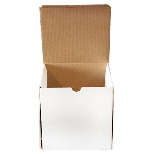 Die Cut Cube Box 150x150x150mm White