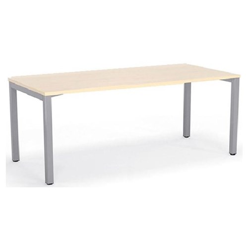 1800x800mm Nordic Maple Top/Silver Frame
