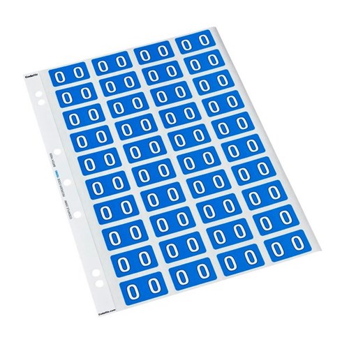 Codafile Alphabetical Letter O Labels 162565 25mm Blue, Sheet of 40