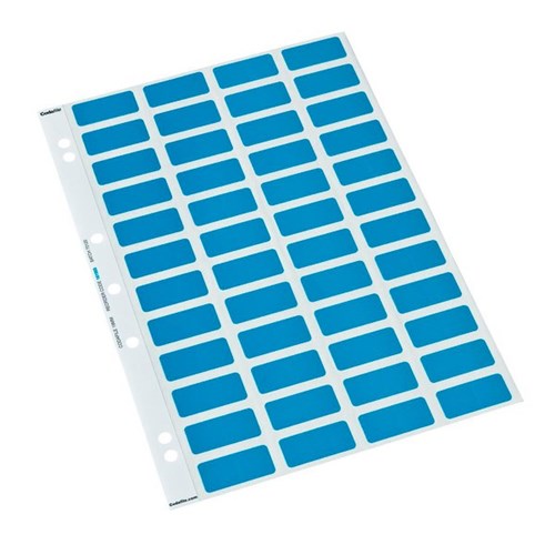 Colourfind Coloured Labels 161903 19mm Blue, Sheet of 48