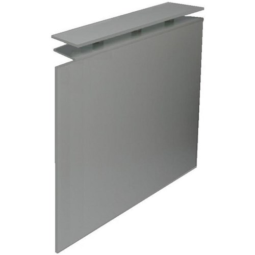 Cubit Reception Counter Return 1890x1095mm Silver