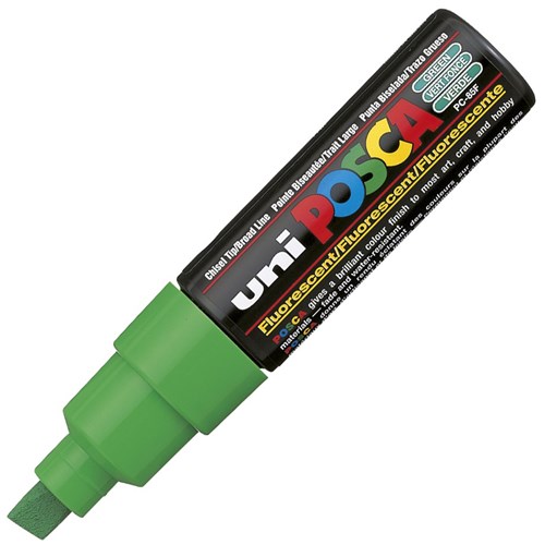 uni POSCA Poster Paint Marker Pen Bold Chisel Tip Green