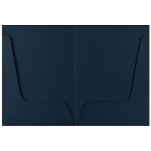 FM Presentation Folder 2 Pocket Matt Navy, Pack of 10