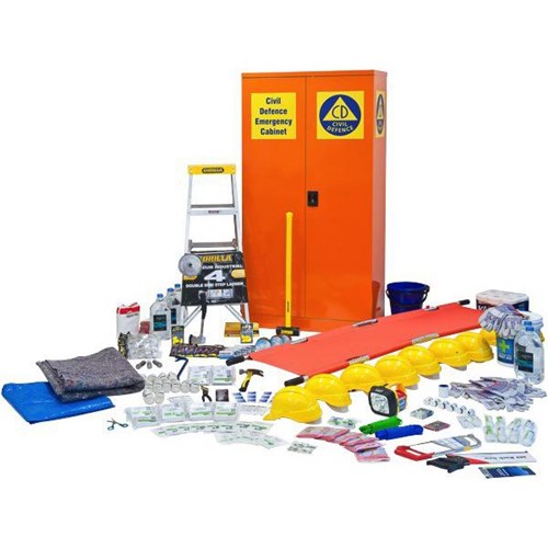 Civil Defence Emergency Cabinet Plus Contents 1800mm High