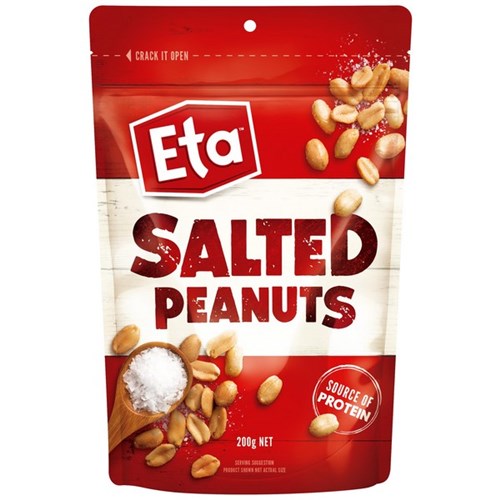 Eta Salted Peanuts Roasted 200g