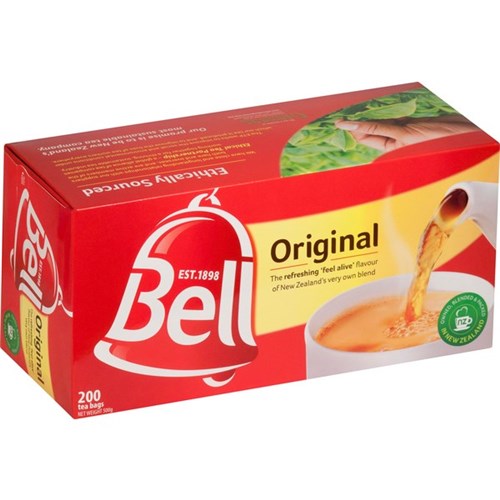 Bell Original Tagless Tea Bags, Box of 200