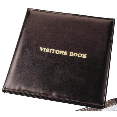 Kalamazoo Visitors Book Cover Leather