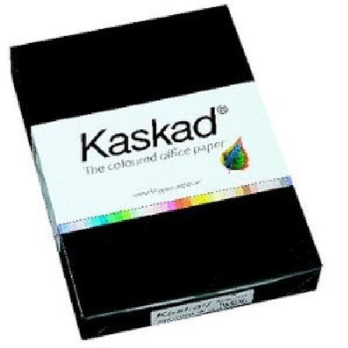 Kaskad A3 80gsm Raven Black Colour Copy Paper, Pack of 500