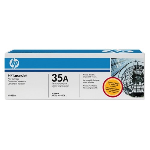 HP 35A Black Laser Toner Cartridge CB435A