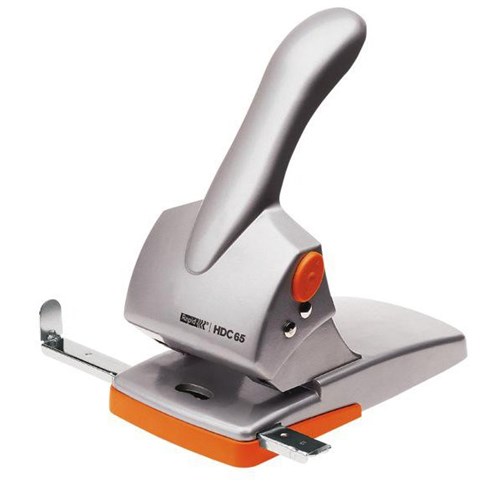 Rapid HDC65 Heavy Duty 2 Hole Punch 65 Sheet Silver