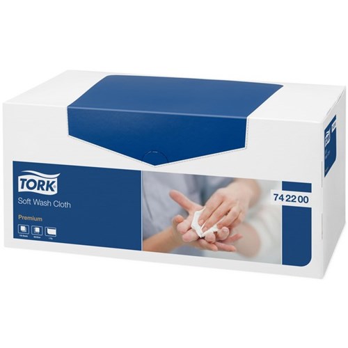 Tork Premium Wash Cloth Soft 320 x 300mm, Pack of 135