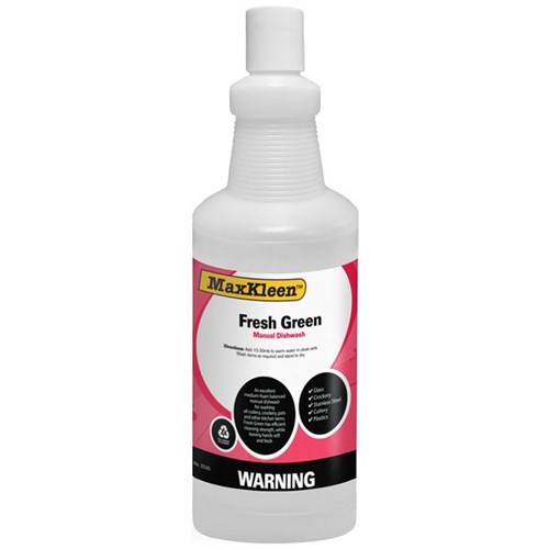 MaxKleen Fresh Green Empty Trigger Spray Bottle Only 1L