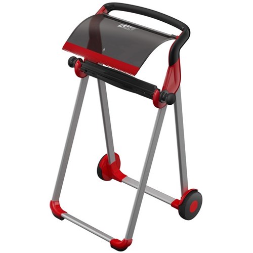 Tork W1 Floor Stand Cloth Dispenser 652008 Red/Smoke