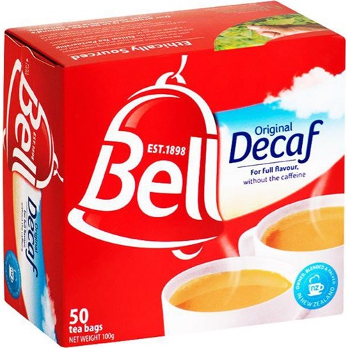 Bell Original Decaf Tagless Tea Bags, Box 50